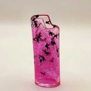 Pink acrylic Bic lighter case